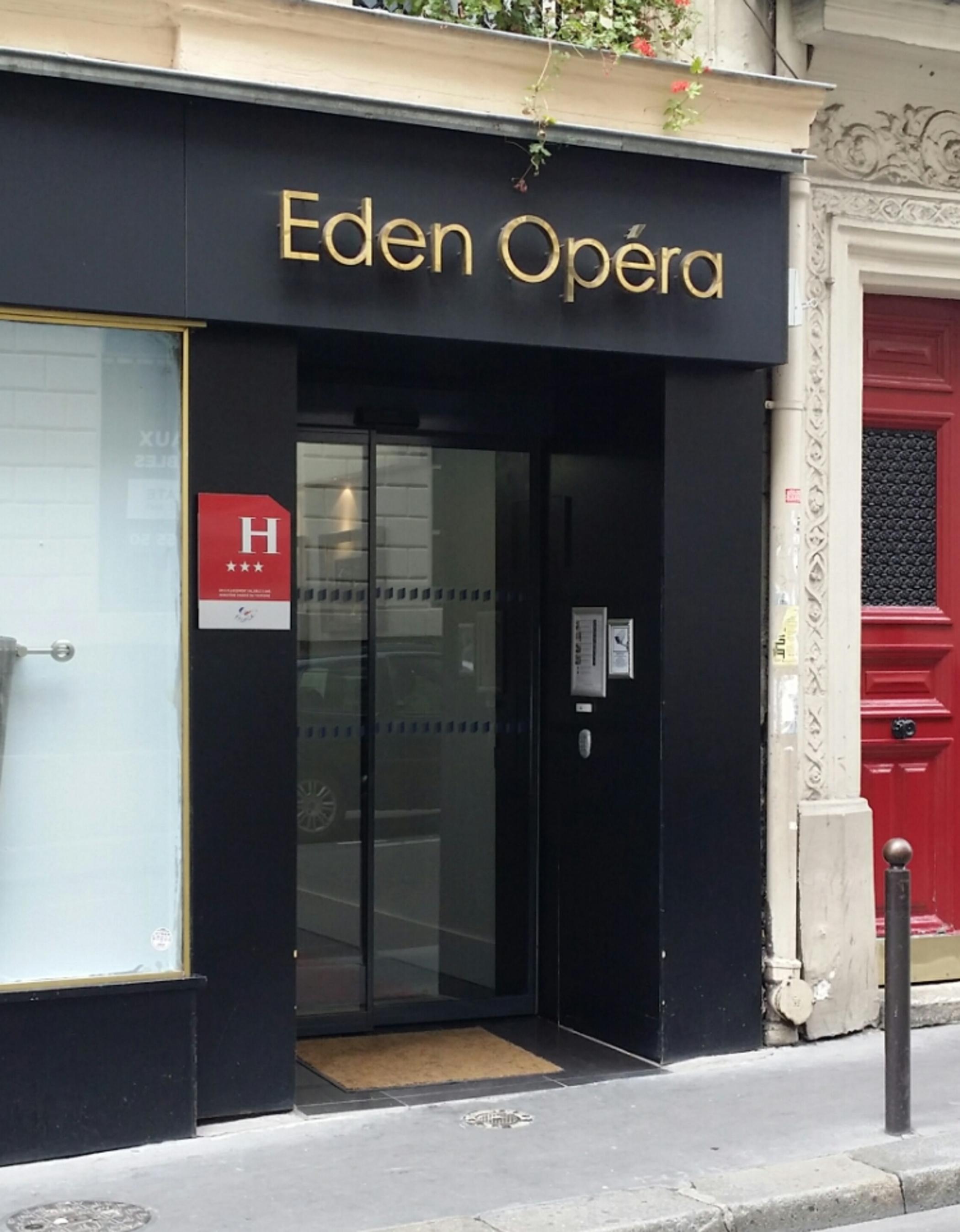 Hotel Eden Opera Париж Екстериор снимка